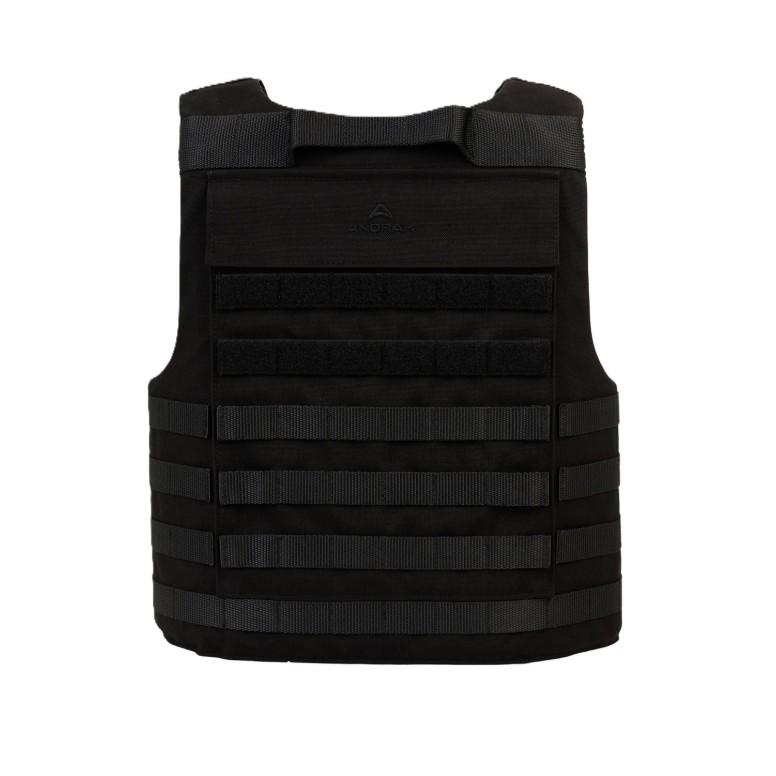 Anorak Tactical I Φορέας μαλακών αντιβαλλιστικών πάνελ & πλακών σκληρής θωράκισης, εξωτερικού τύπου, με σύστημα “PALS”, μαύρος