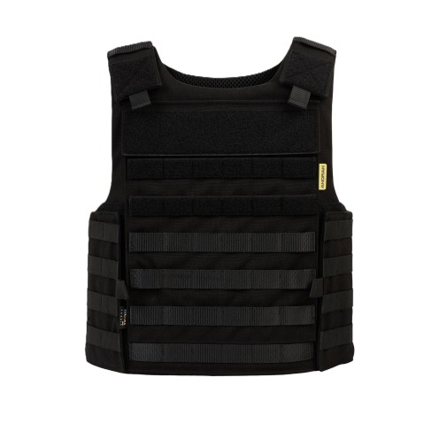 Anorak Tactical I Overt type soft armor panels' &amp; hard armor plates' carrier with “PALS” webbing, in black color