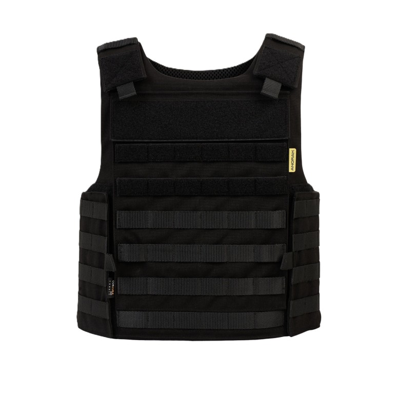 Anorak Tactical I Φορέας μαλακών αντιβαλλιστικών πάνελ & πλακών σκληρής θωράκισης, εξωτερικού τύπου, με σύστημα “PALS”, μαύρος