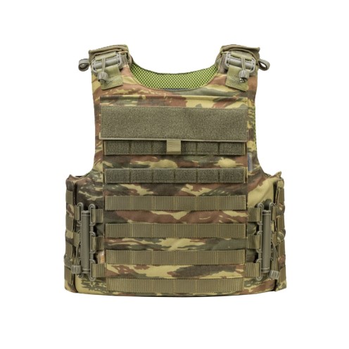 Anorak Tactical QR I Quick Release Carrier / Vest with “PALS” webbing and “TUBE” connectors, in Greek Camo