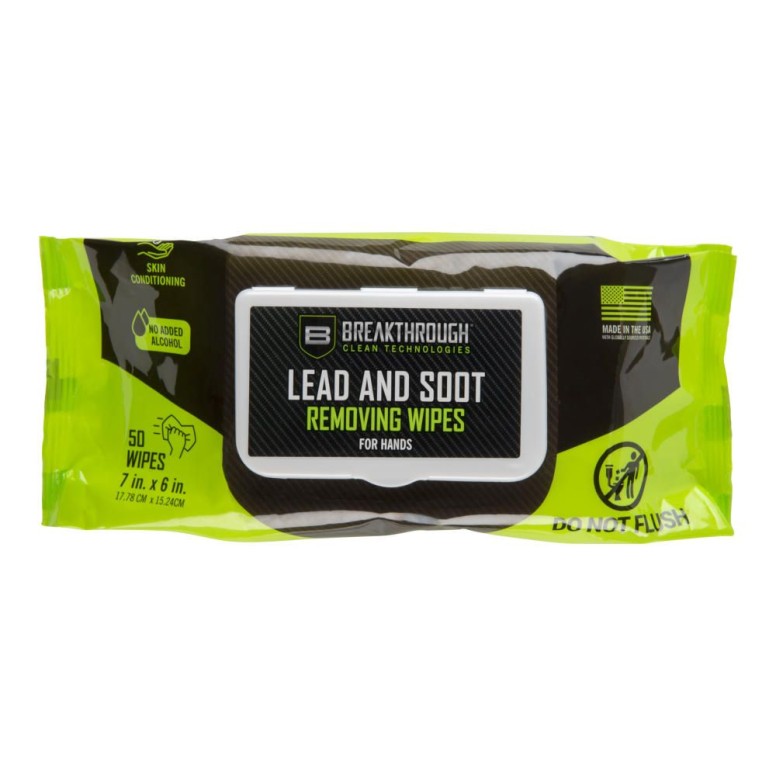 Breakthrough Clean Technologies Lead & Heavy Metal Removal Wipes, 7" x 6", 50-Pack