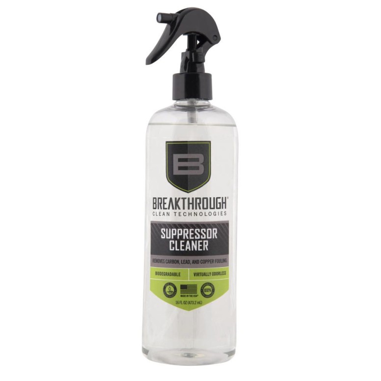 Breakthrough Clean Technologies Suppressor Cleaner, 16oz, Clear