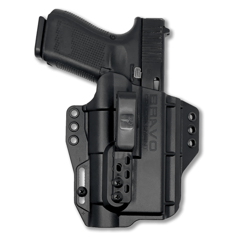 Bravo Concealment Torsion Light Bearing 3.0 IWB Holster - Glock 19, 23,32, 17, 22, 31 / TLR-1 HL / Right Hand / Black