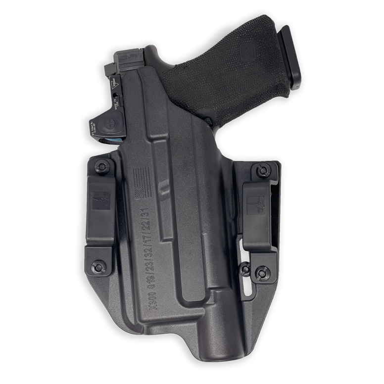 Bravo Concealment Glock 19, 23, 32 - X300 UA - UB, OWB Holster