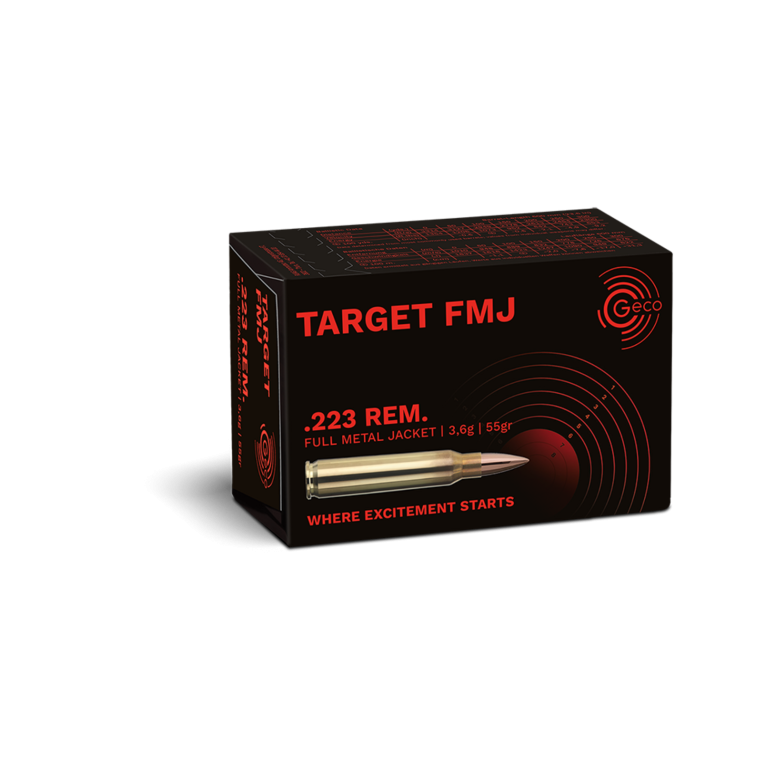 Σφαίρες GECO .223 REM. TARGET FMJ 55gr