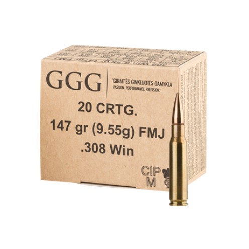 Σφαίρες GGG .308 WIN DESIGN, 147gr, GPX11