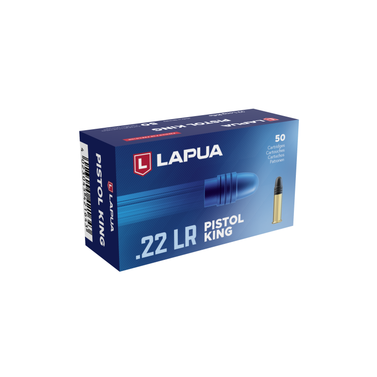 Lapua Pistol King .22 LR — Rimfire Pistol Cartridge