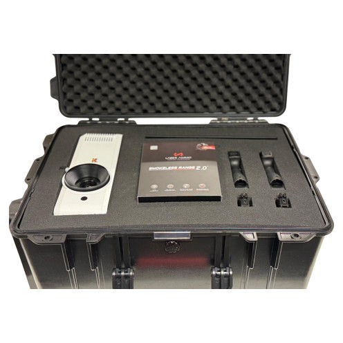 Εξομοιωτής Laser Ammo Smokeless Range® Short Throw Complete Training Kit – With 2 Training Replicas, Laptop &amp; Projector