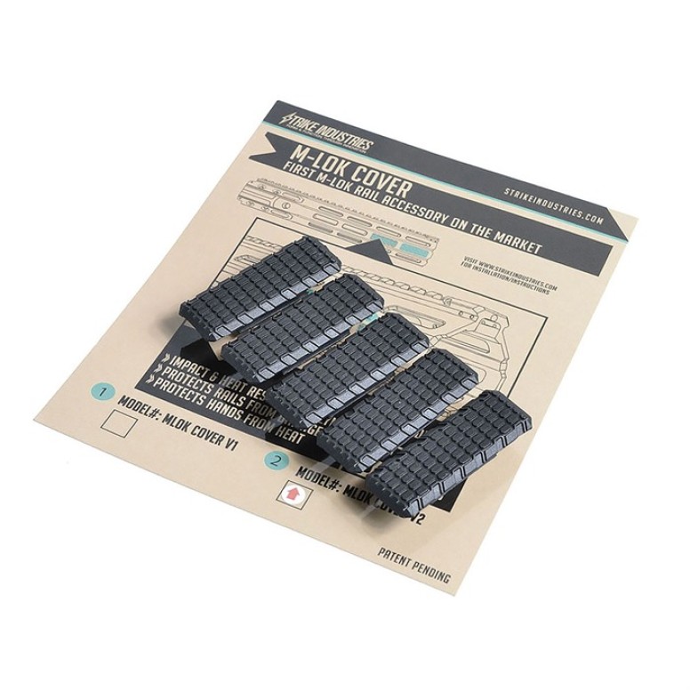 Strike Industries M-LOK® Cover V2 – Rail Cover Panels (5-Pack)