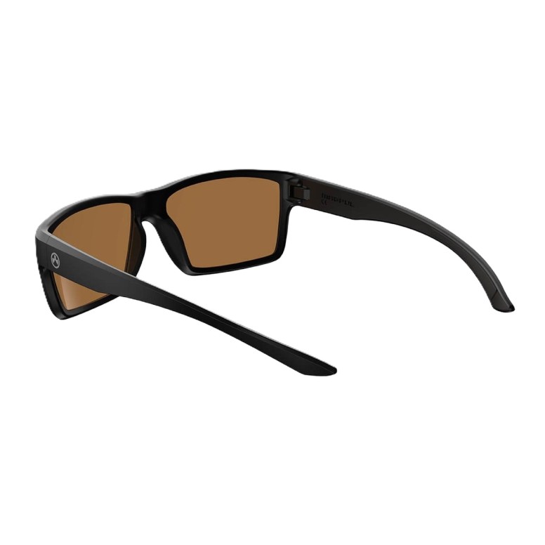 Magpul® Explorer Eyewear, Polarized - Black Frame, Bronze Lens/Blue Mirror
