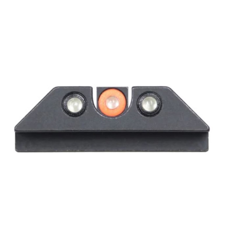 Night Fision Night Sight Set for Glock 17/19/34 - Orange Front Ring, U Notch Black Rear Rings