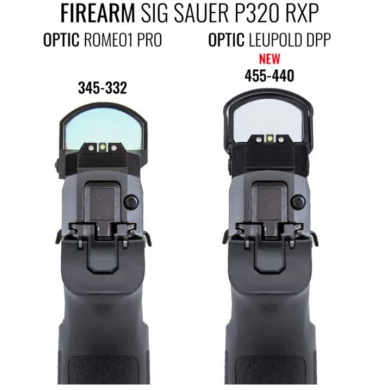 Night Fision Optics Ready Stealth Night Sight Set σκοπευτικά για  Sig P320/P365 - Πορτοκαλί μπροστινό δαχτυλίδι, τετράγωνες εγκοπές μαύροι πίσω δακτύλιοι