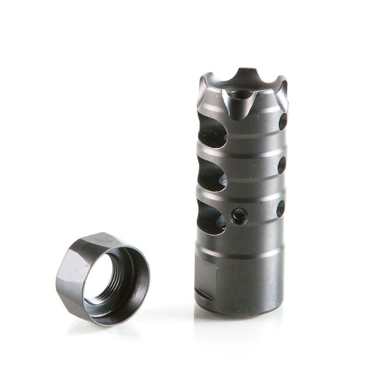 POF USA - Muzzle Brake and locknut kit 3 Chamber, for .223