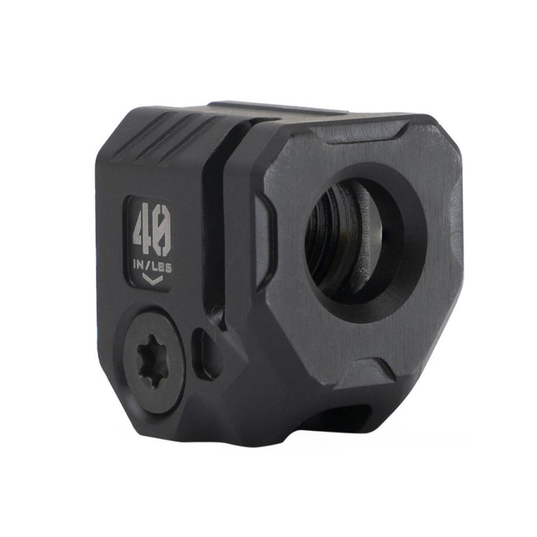 Strike Industries - Strike Micro Threaded Comp-QUAD - 1/2''x28 TPI - Black