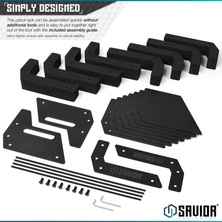 Savior PISTOL RACK - 6 SLOTS