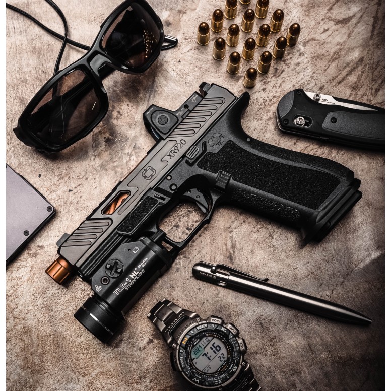 Πιστόλι Shadow Systems XR920 9x19mm, Elite, FDE, Spiral Threaded Black Barrel