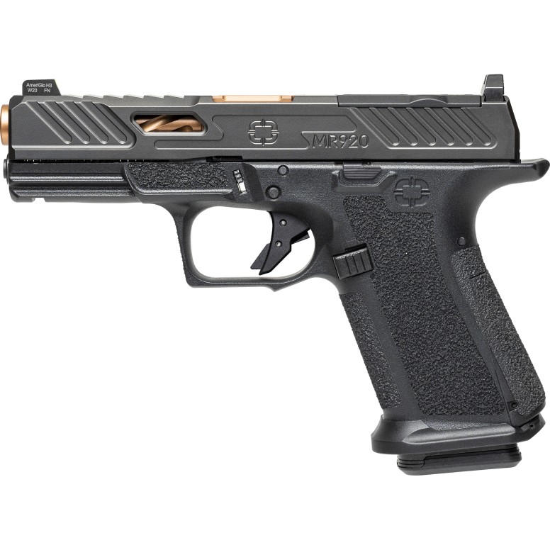 Πιστόλι Shadow Systems MR920 9x19mm, Elite, Black, Spiral Bronze Barrel