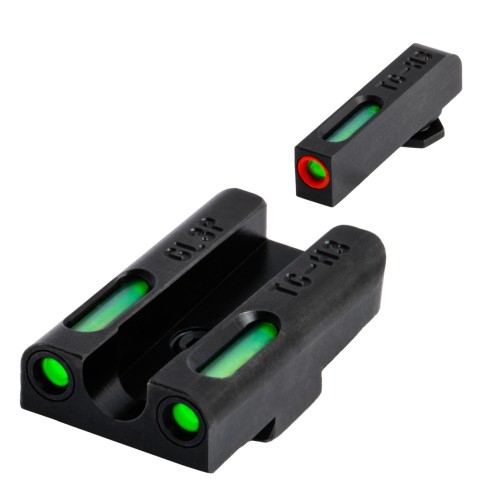 TRUGLO TFX™ PRO TRITIUM/FIBER-OPTIC Day/Night Handgun Sights for Glock® 42/43