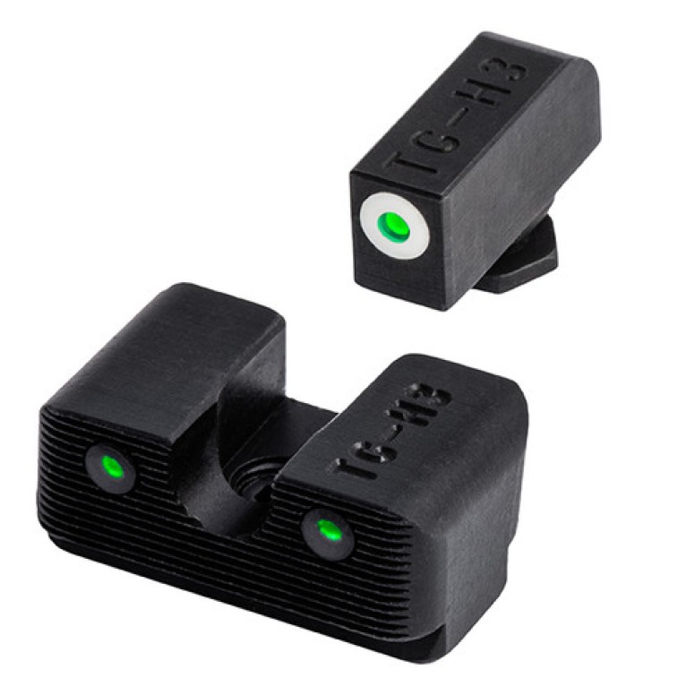 TRUGLO TRITIUM PRO Handgun Night Sights - Glock Low - White