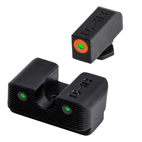 TRUGLO TRITIUM PRO Handgun Night Sights - Glock Low - Orange