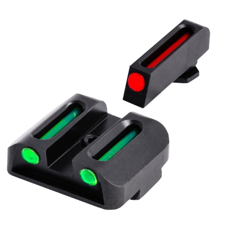 TRUGLO Fiber Optic Handgun Sights - Glock Low