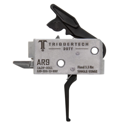 Triggertech AR9 Duty Trigger Straight, Fixed 3.5Lbs, single-stage