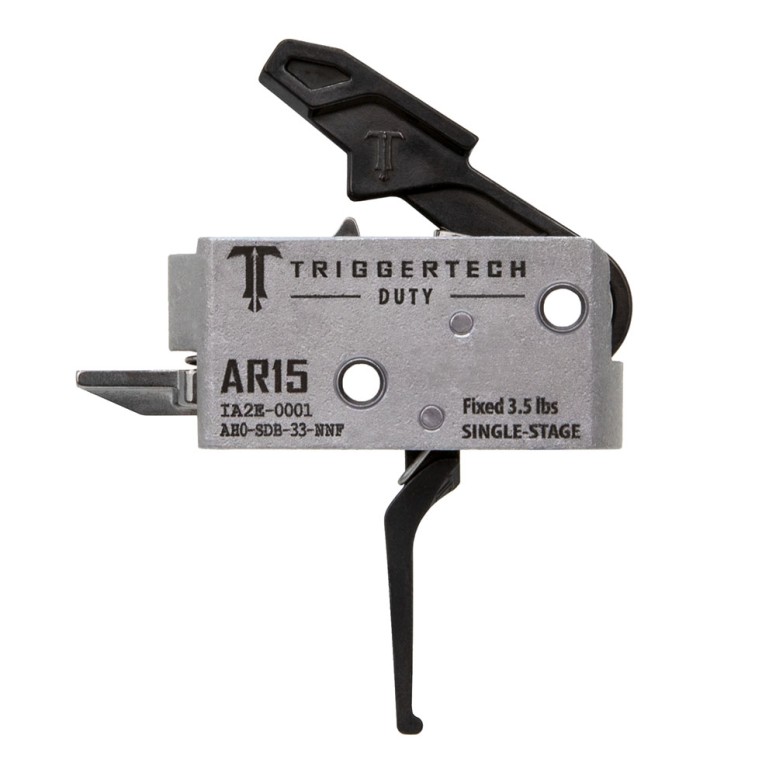 Triggertech AR-15 Duty Trigger Straight, Fixed 3.5Lbs, single-stage