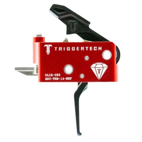 Σκανδάλη TriggerTech AR15 - Diamond, Flat, Black - Δύο Σταδίων