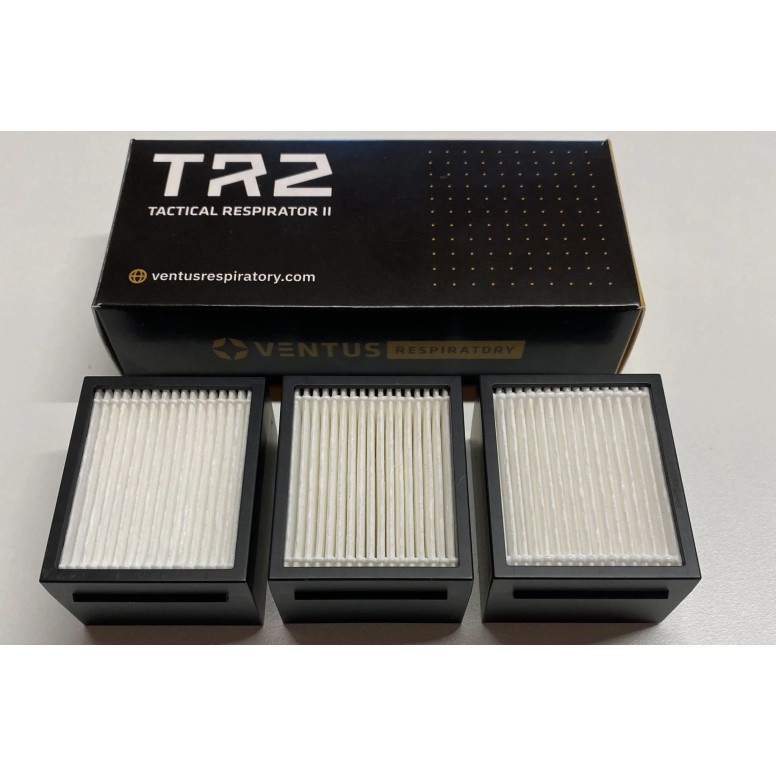 Ventus Respiratory TR2 πιστοποιημένα CE φίλτρα P2-02 (Πακέτο των 3)