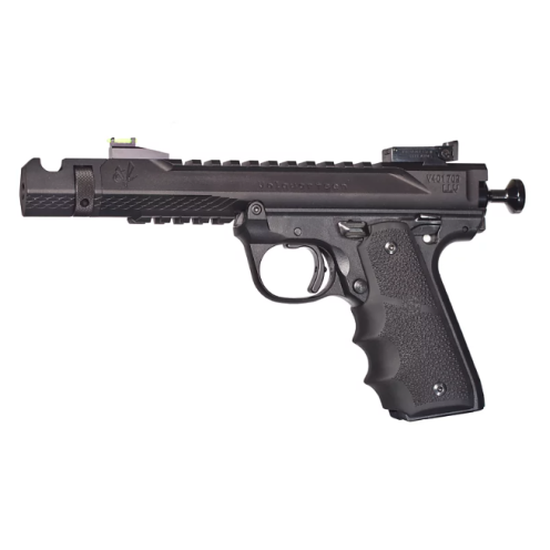 Πιστόλι Volquartsen Black Mamba, 4.5&quot;, Fiber Optic Front Sight, Single Port Comp, Black Anodized Aluminum