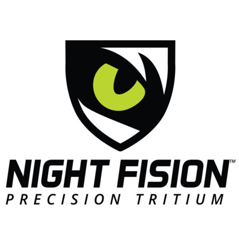 Night Fision Night Sight Set σκοπευτικά για FN Herstal FN 509 - Πορτοκαλί μπροστινός δακτύλιος, U Notch Black Rear Rings