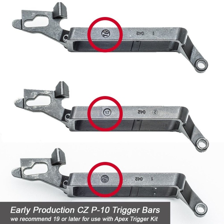 APEX TACTICAL CZ P10 Action Enhancement Trigger Kit