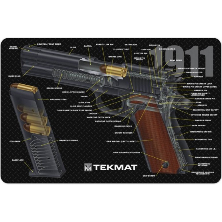 TekMat 1911 3D Cutaway Mat