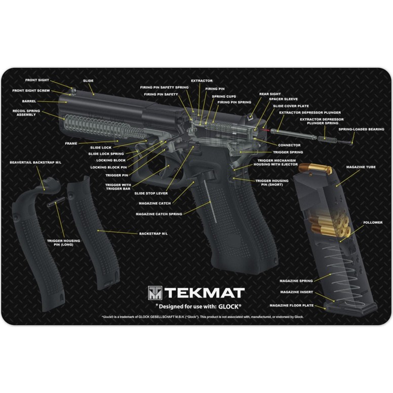 TekMat Glock 3D CUTAWAY πατάκι καθαρισμού