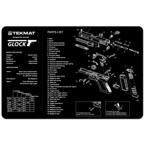 TekMat Glock πατάκι καθαρισμού