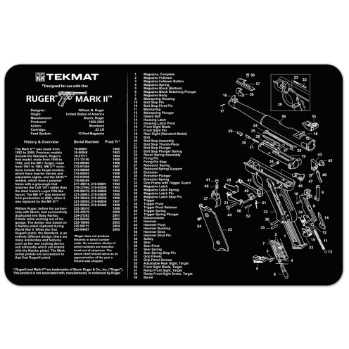 TekMat Ruger Mark II πατάκι καθαρισμού