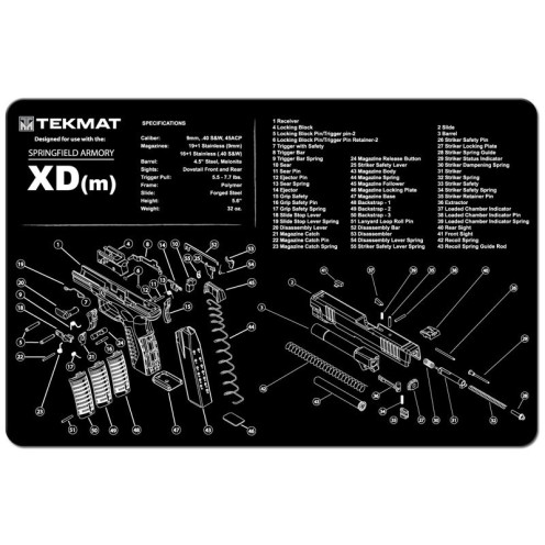 TekMat Springfield Armory XDm πατάκι καθαρισμού