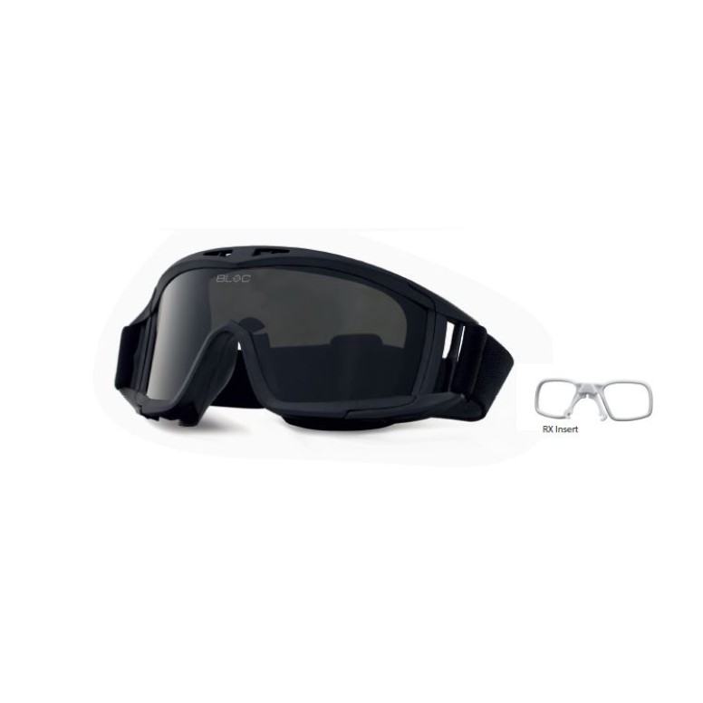 BLOC Tactical Ballistic Goggles Single Lens