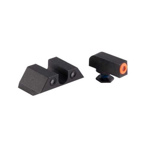 NIGHT FISION Glock 42/43/43x Orange Front &amp; Black U-Shaped Notch Rear