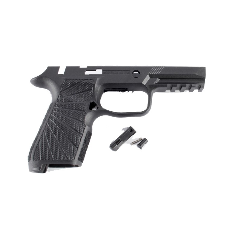 Wilson Combat GRIP MODULE, WCP320, COMPACT, MANUAL SAFETY, BLACK