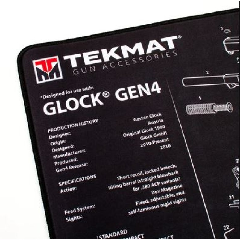 TekMat Glock Gen 4 Ultra Premium Gun Cleaning Mat