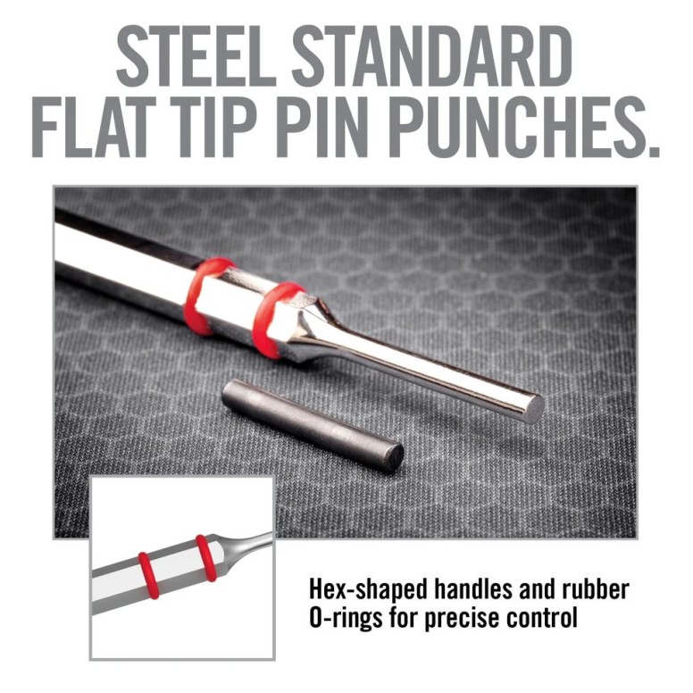 Real Avid ACCU-PUNCH™ HAMMER & ROLL PIN PUNCH SET