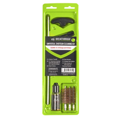 Breakthrough Clean Σετ καθαρισμού όπλου Universal Shotgun Cleaning Kit – .12 Gauge / 20 Gauge / 410 Bore