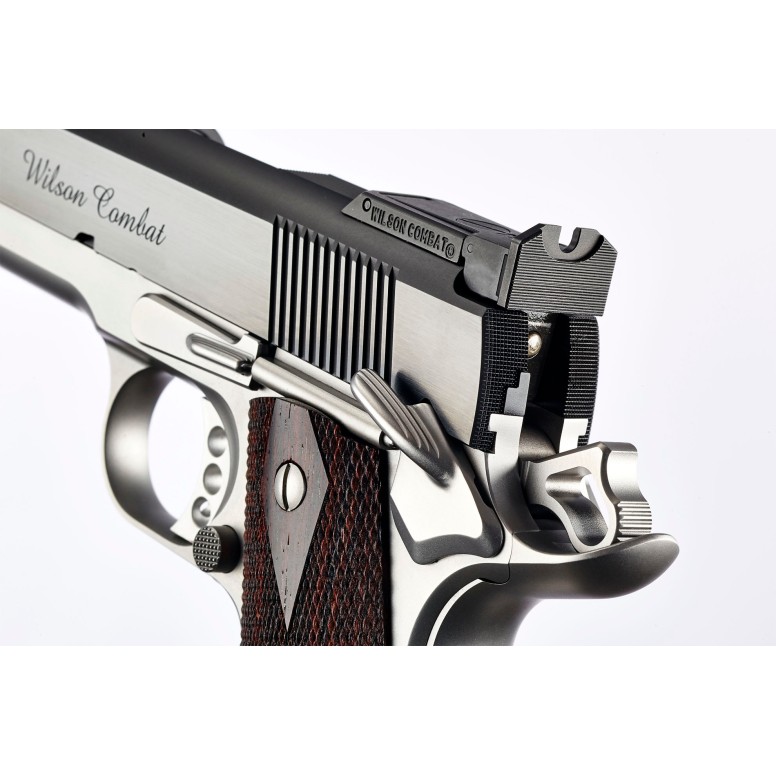 Wilson Combat CA Classic Supergrade, Full-Size 5", Two-Tone (Black Armor-Tuff®/Stainless), .45 ACP