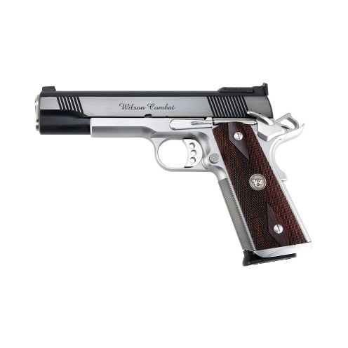 Wilson Combat CA Classic Supergrade, Full-Size 5&quot;, Two-Tone (Black Armor-Tuff®/Stainless), .45 ACP