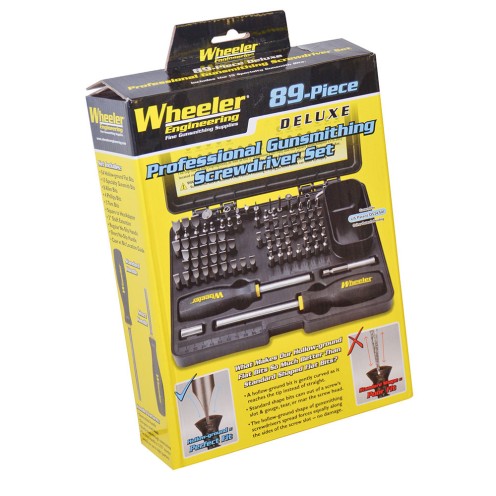 Wheeler Engineering Professional Gunsmithing Screwdriver Set, 89 pc