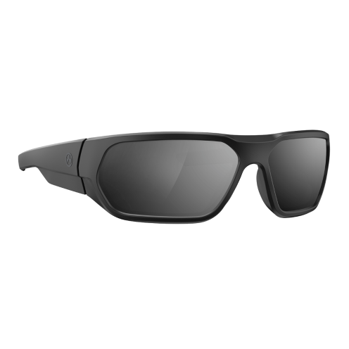 Magpul® Radius Matte Black - Polarized - Grey Lens with Silver Mirror