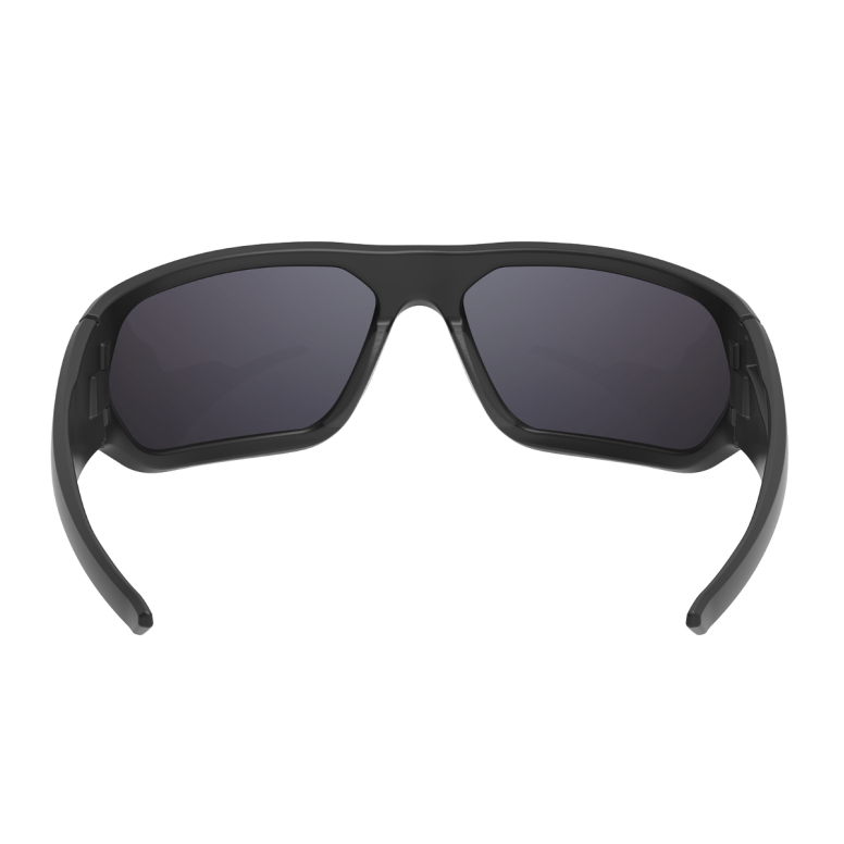 Magpul® Radius Matte Black - Polarized - Grey Lens with Silver Mirror