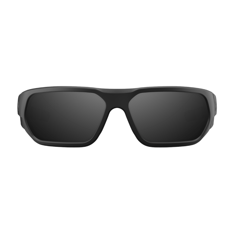 Magpul® Radius Matte Black - Polarized - Grey Lens with Silver Mirror