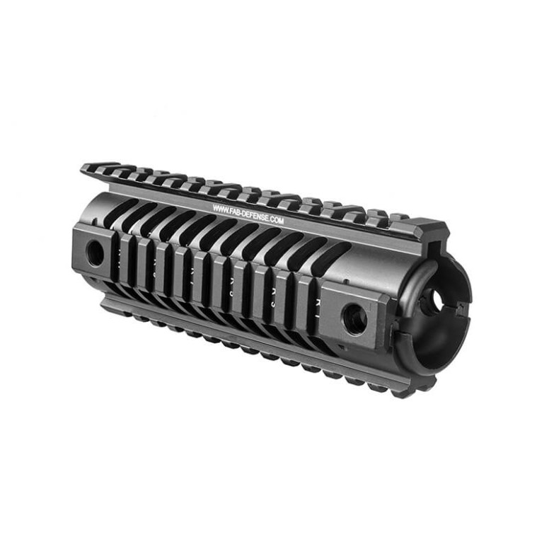 Fab Defense Carbine Length Aluminum Quad-rail system